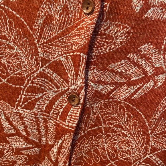 Orange linen tank - Picture 4 of 5